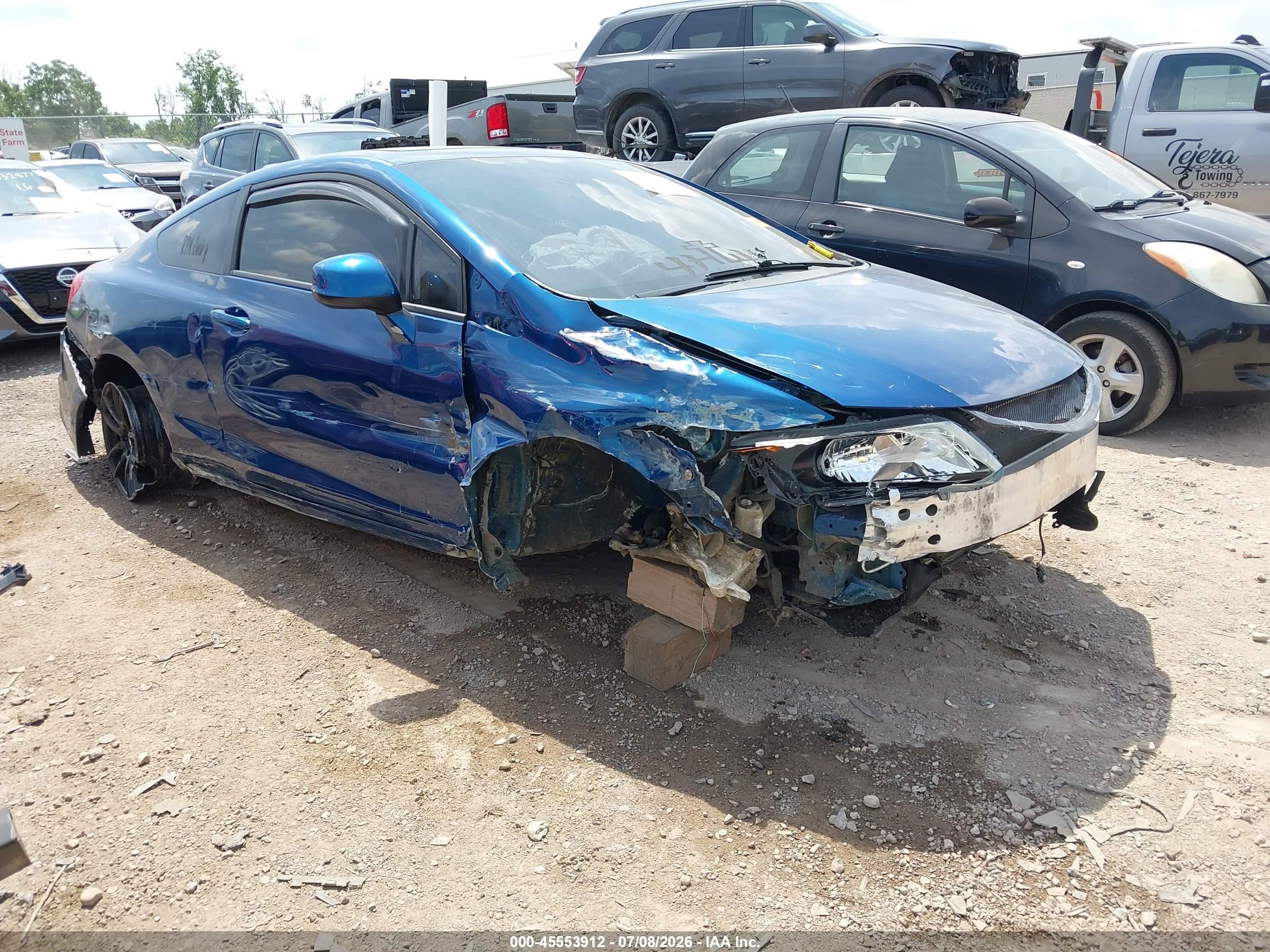 2012 Honda Civic Si Blue vin: 2HGFG4A51CH706385