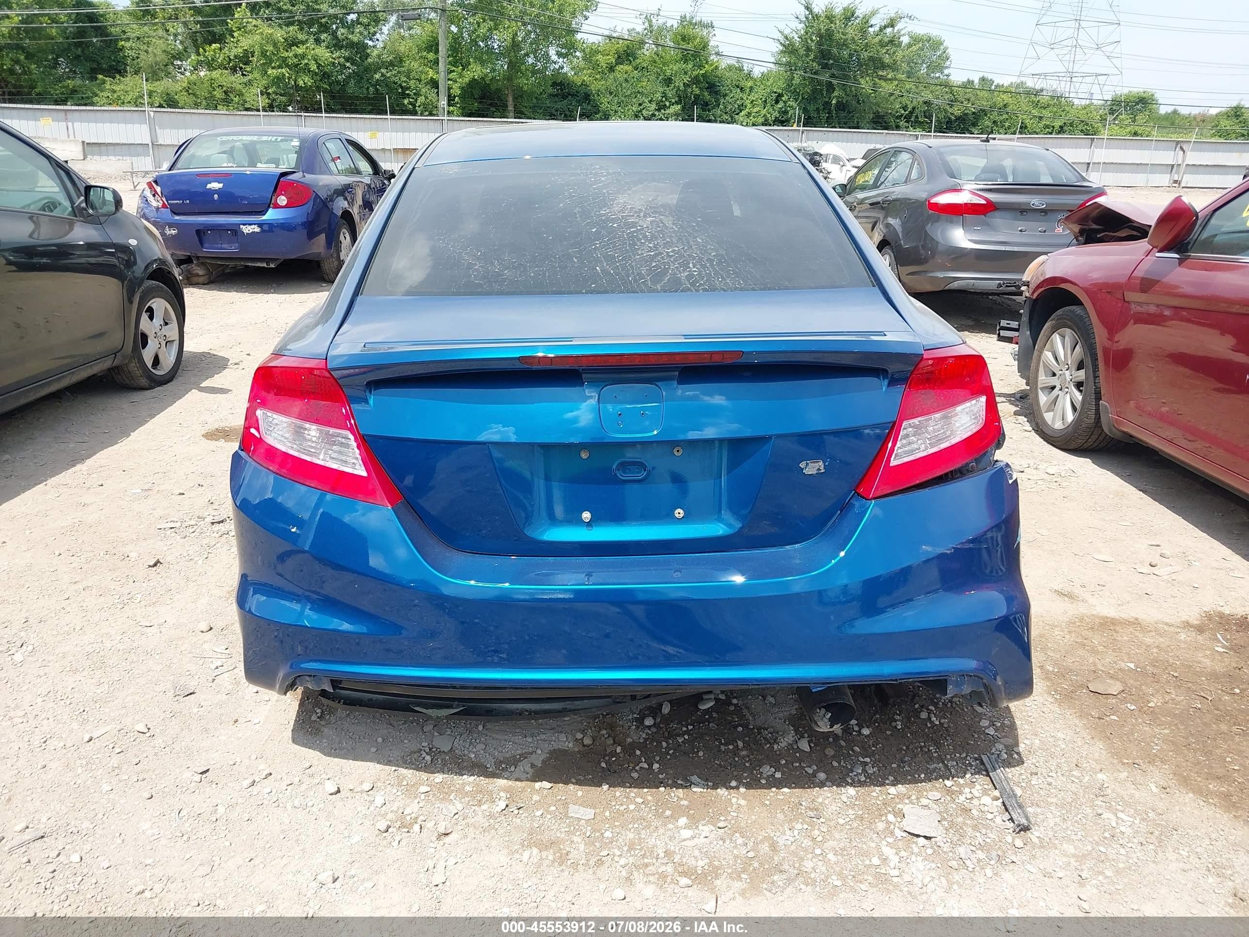 2012 Honda Civic Si Blue vin: 2HGFG4A51CH706385