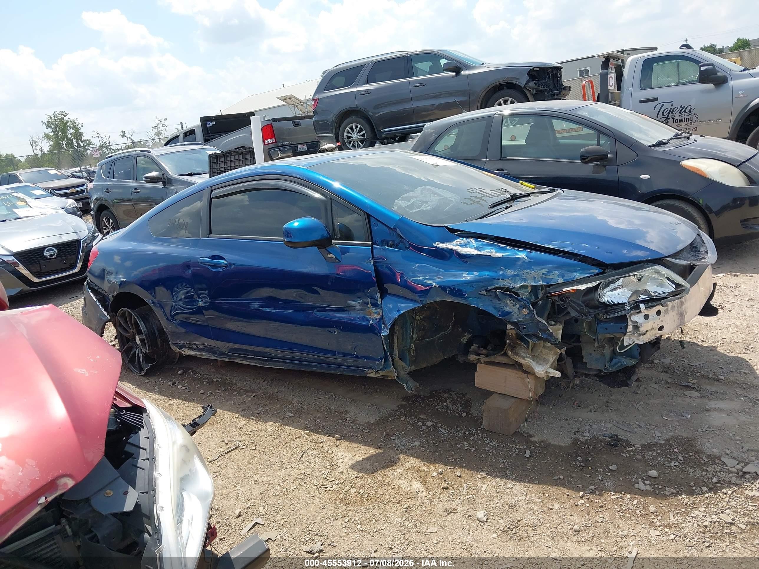 2012 Honda Civic Si Blue vin: 2HGFG4A51CH706385