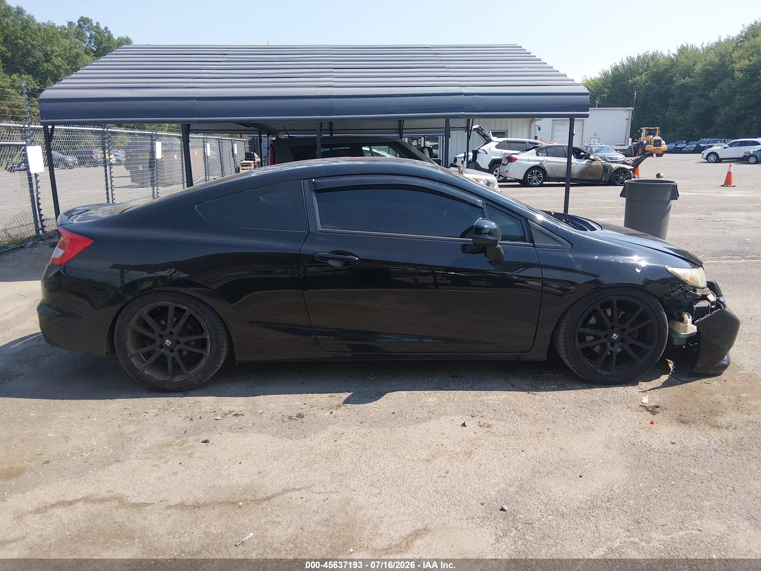 2013 Honda Civic Si Black vin: 2HGFG4A51DH701205