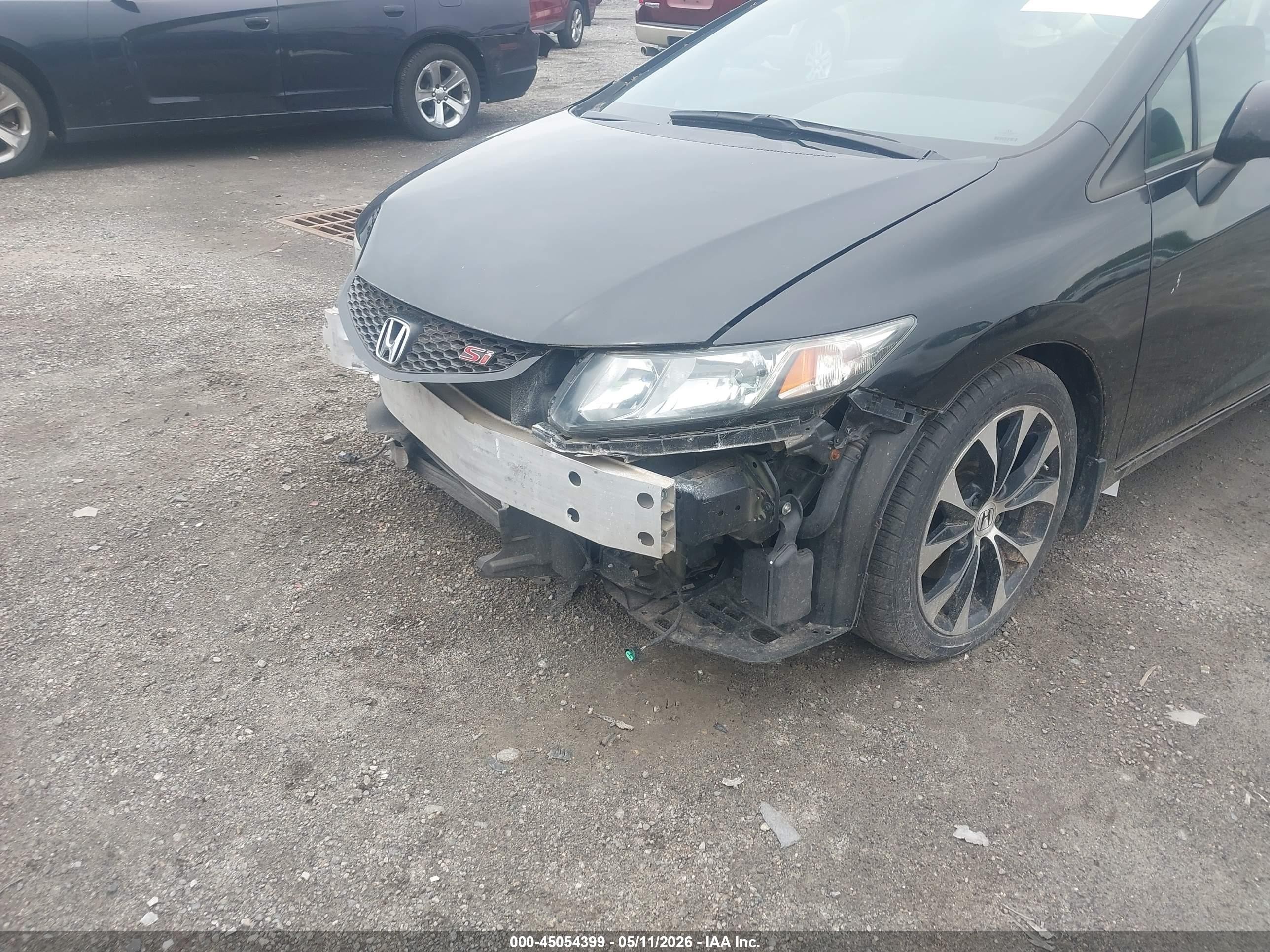 2013 Honda Civic Si Black vin: 2HGFG4A51DH703245