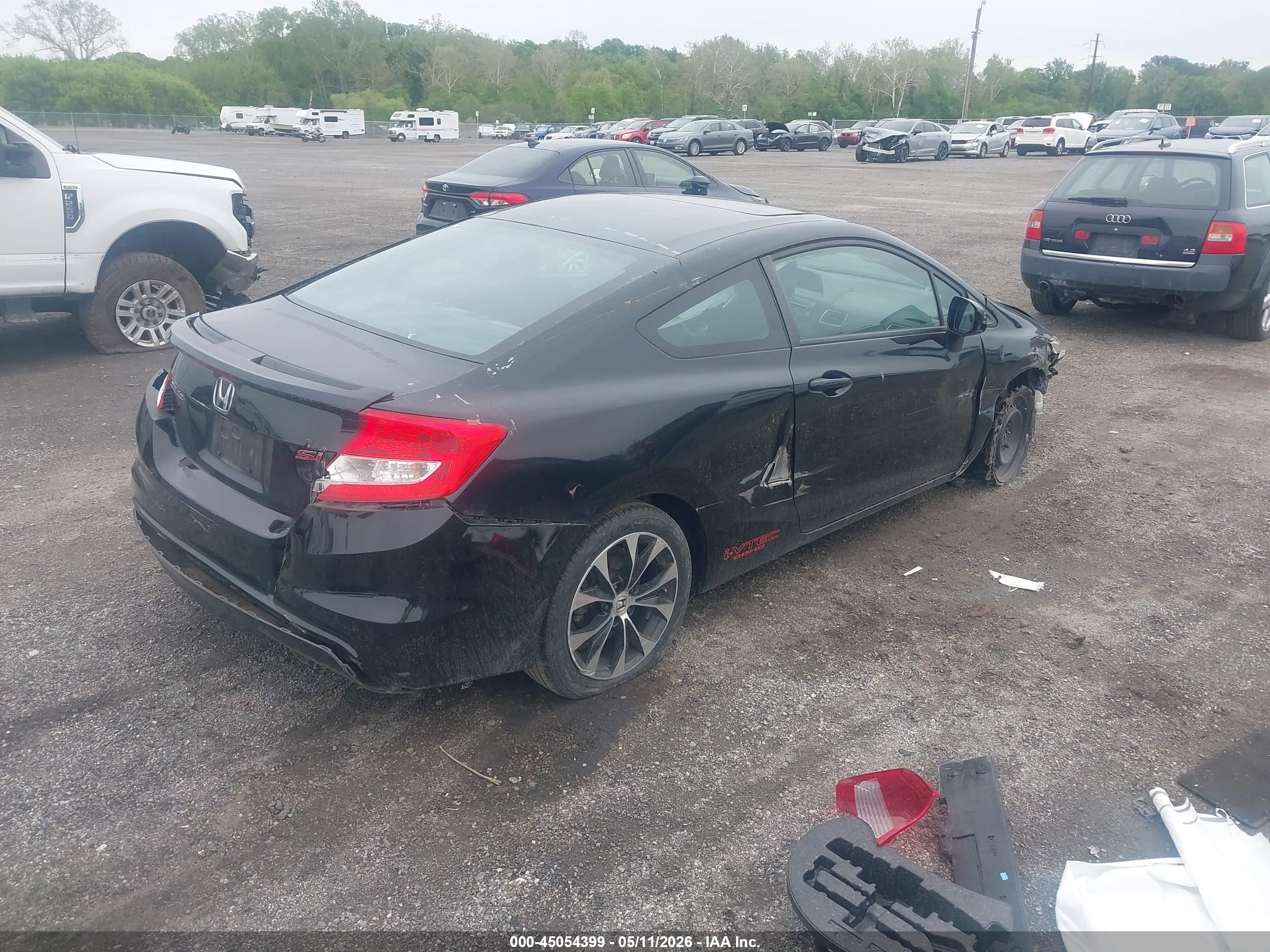 2013 Honda Civic Si Black vin: 2HGFG4A51DH703245