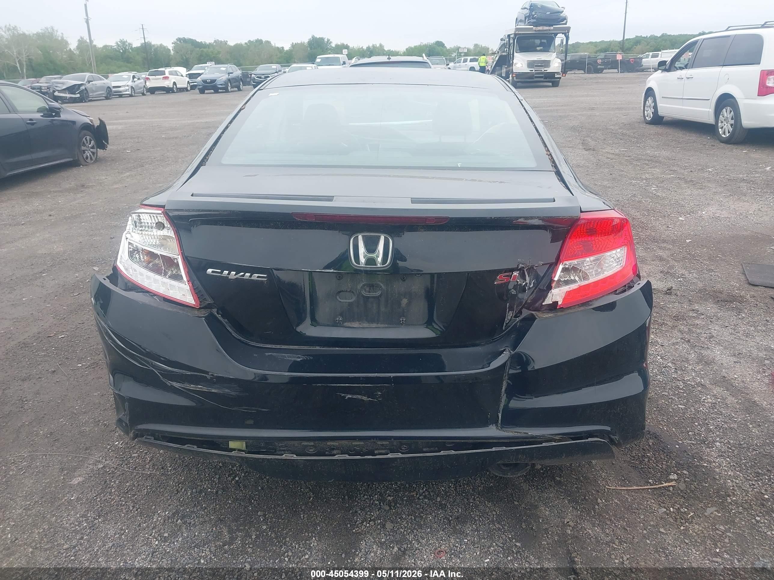 2013 Honda Civic Si Black vin: 2HGFG4A51DH703245