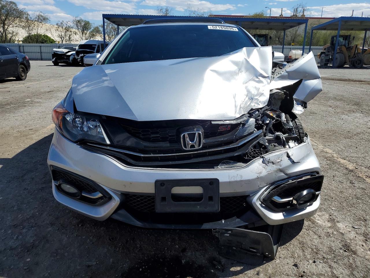 2015 Honda Civic Si Silver vin: 2HGFG4A51FH701532