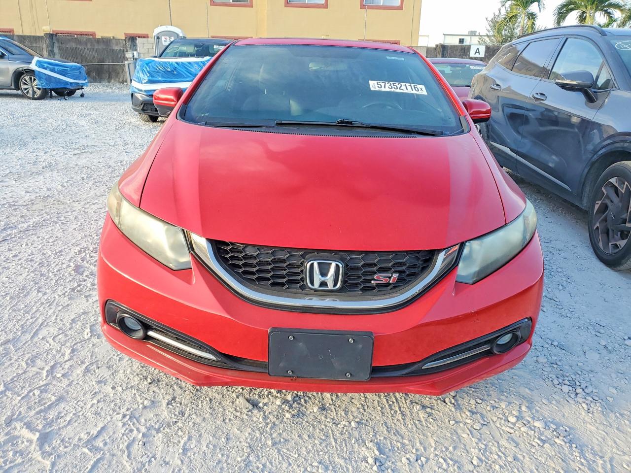 2015 Honda Civic Si Red vin: 2HGFG4A51FH701711