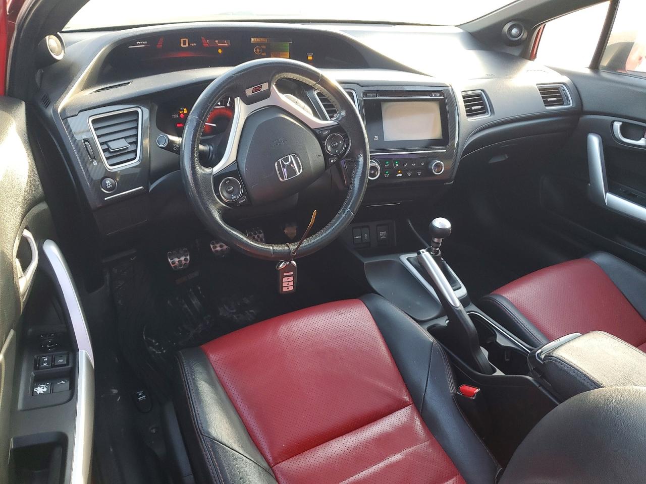 2015 Honda Civic Si Red vin: 2HGFG4A51FH701711