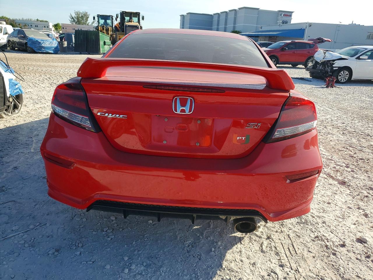 2015 Honda Civic Si Red vin: 2HGFG4A51FH701711