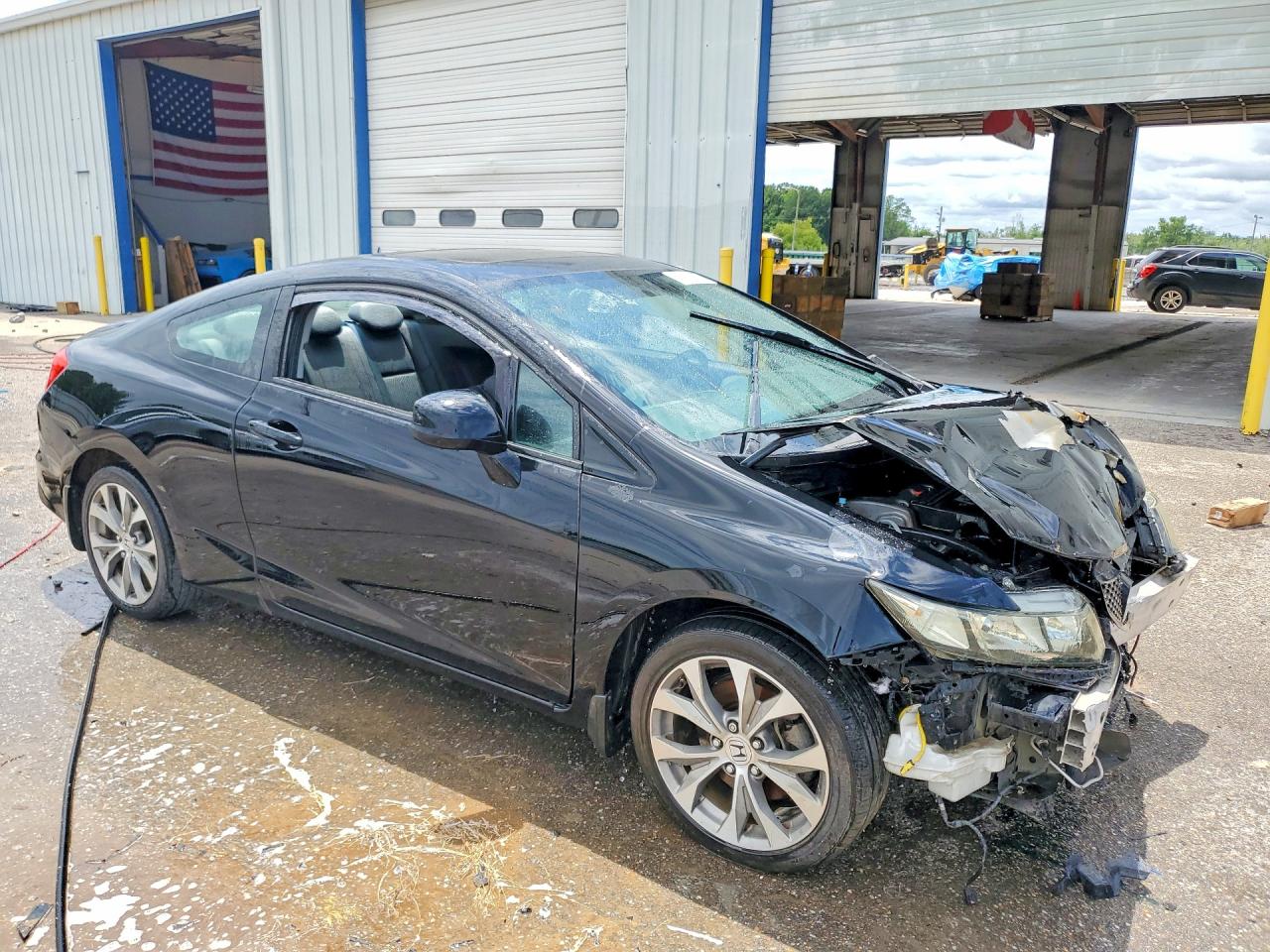 2012 Honda Civic Si Black vin: 2HGFG4A52CH701471