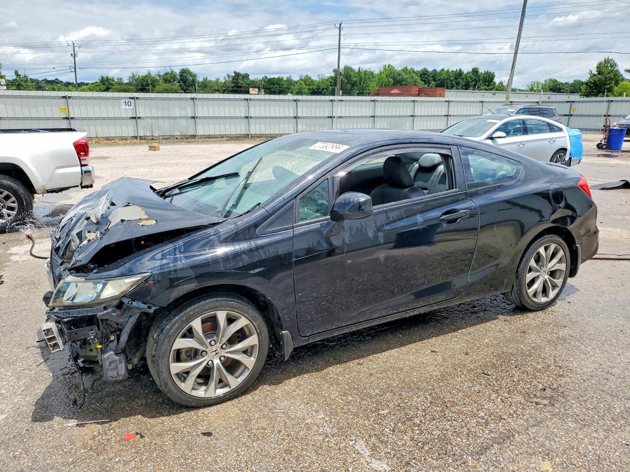 2012 Honda Civic Si Black vin: 2HGFG4A52CH701471