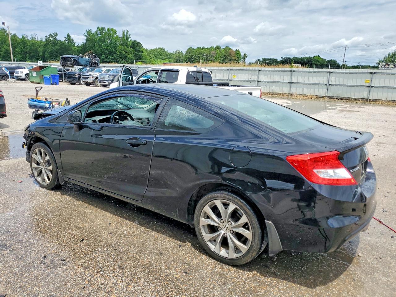 2012 Honda Civic Si Black vin: 2HGFG4A52CH701471