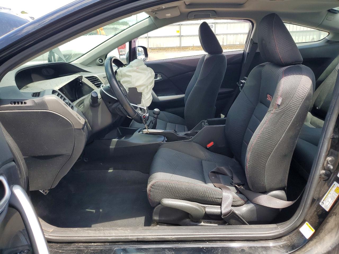 2012 Honda Civic Si Black vin: 2HGFG4A52CH701471
