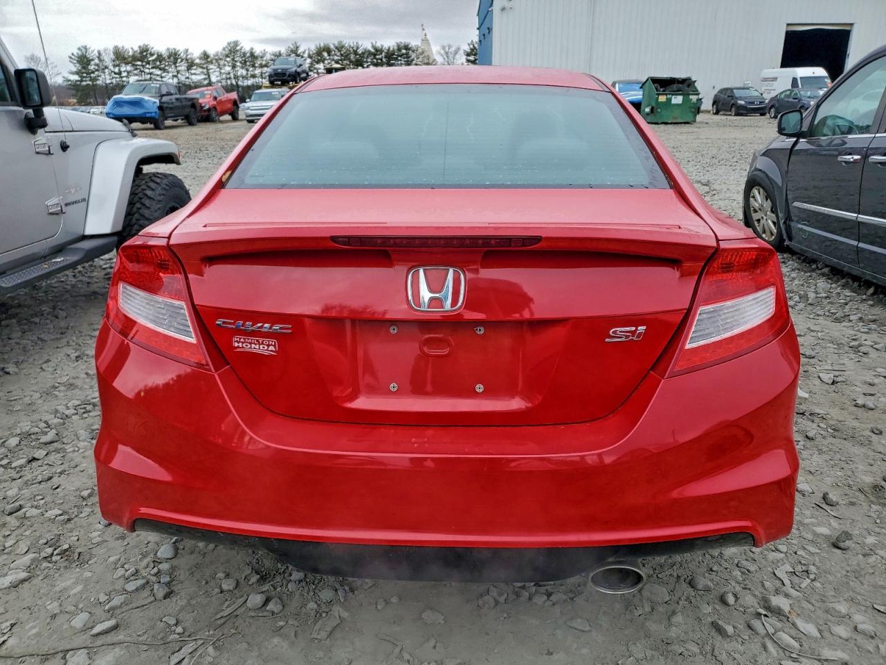 2012 Honda Civic Si Red vin: 2HGFG4A52CH707545