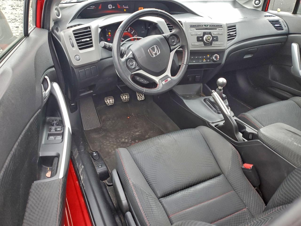 2012 Honda Civic Si Red vin: 2HGFG4A52CH707545