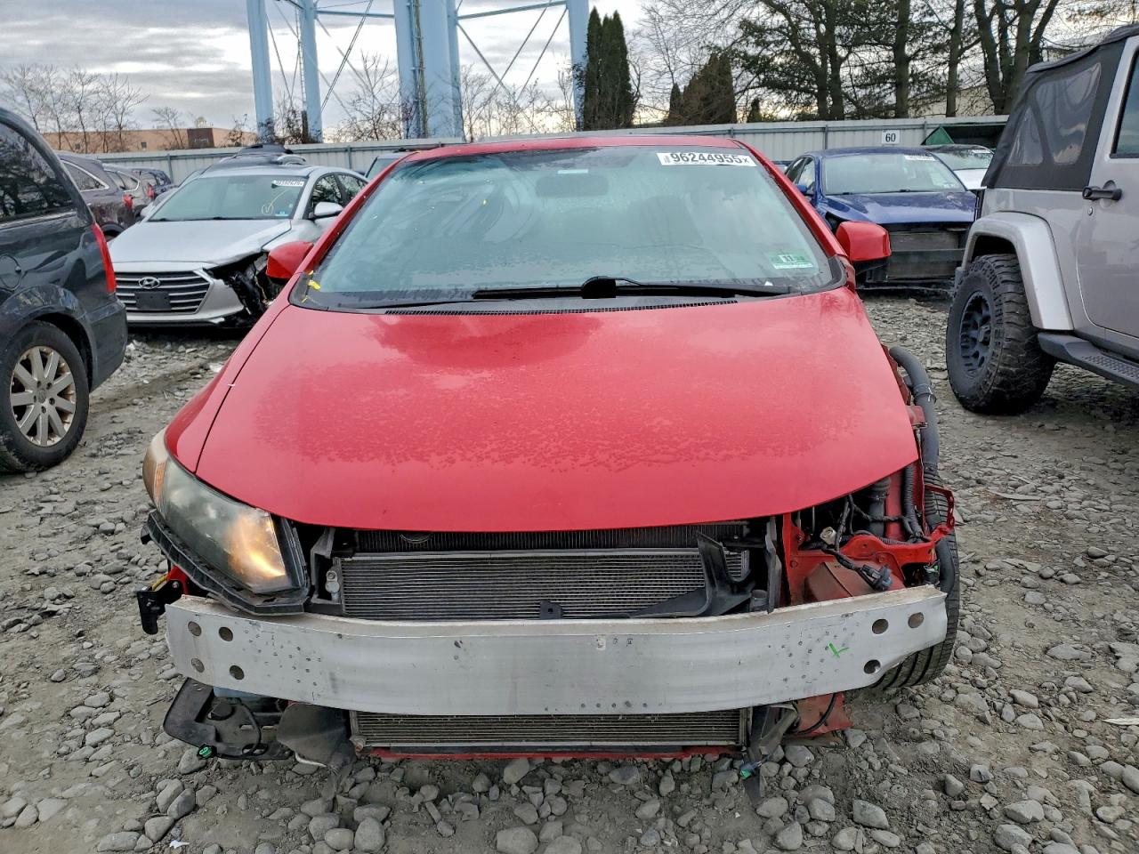 2012 Honda Civic Si Red vin: 2HGFG4A52CH707545