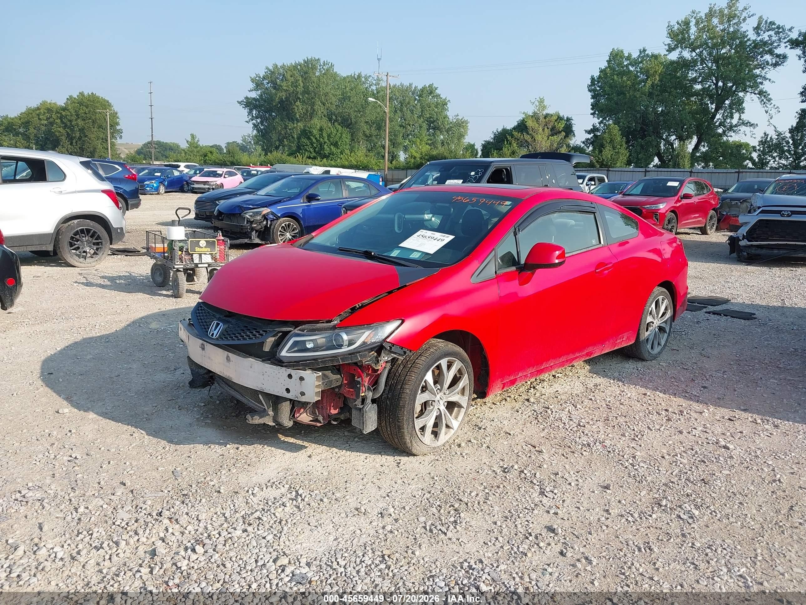 2012 Honda Civic Si Red vin: 2HGFG4A52CH708002