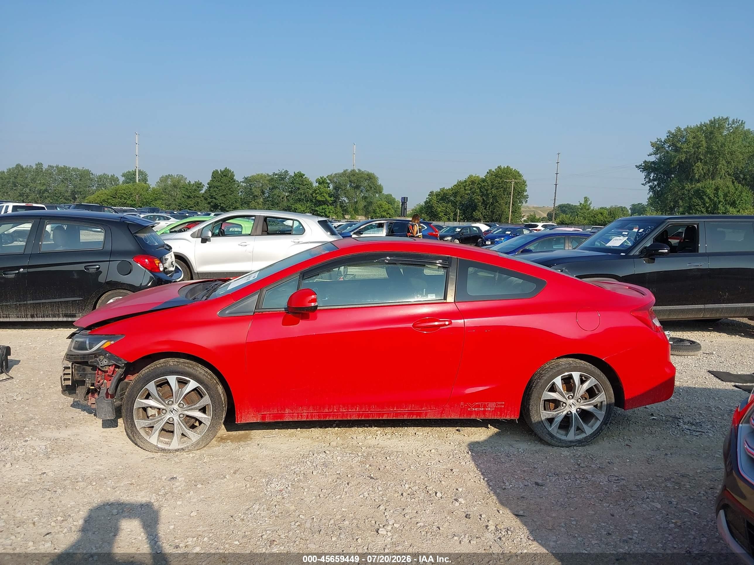 2012 Honda Civic Si Red vin: 2HGFG4A52CH708002