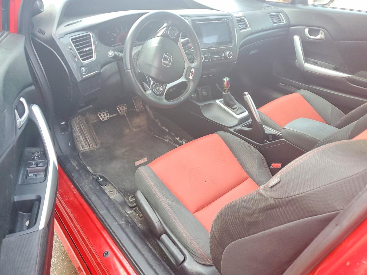 2015 Honda Civic Si Red vin: 2HGFG4A52FH100419