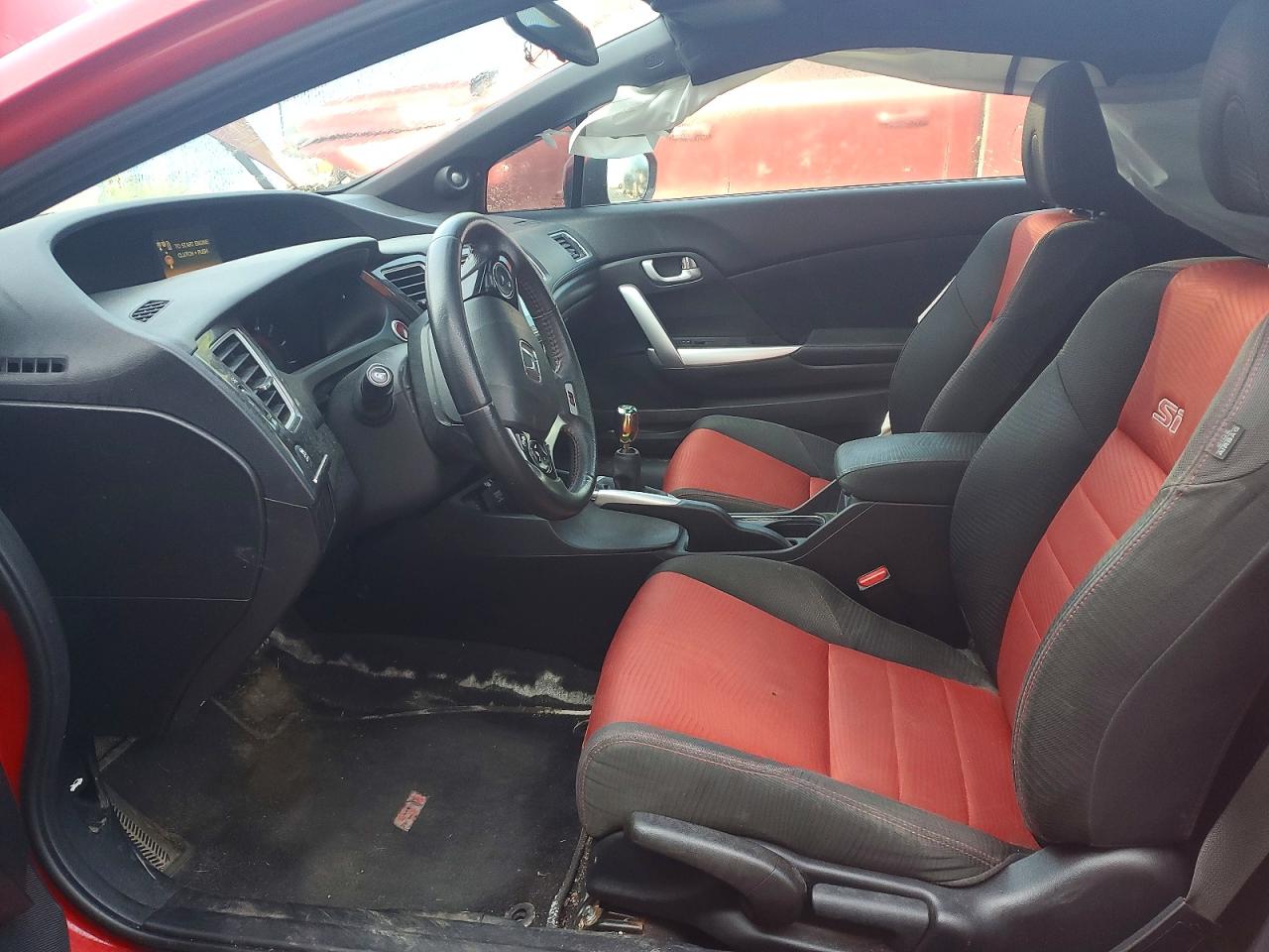 2015 Honda Civic Si Red vin: 2HGFG4A52FH100419