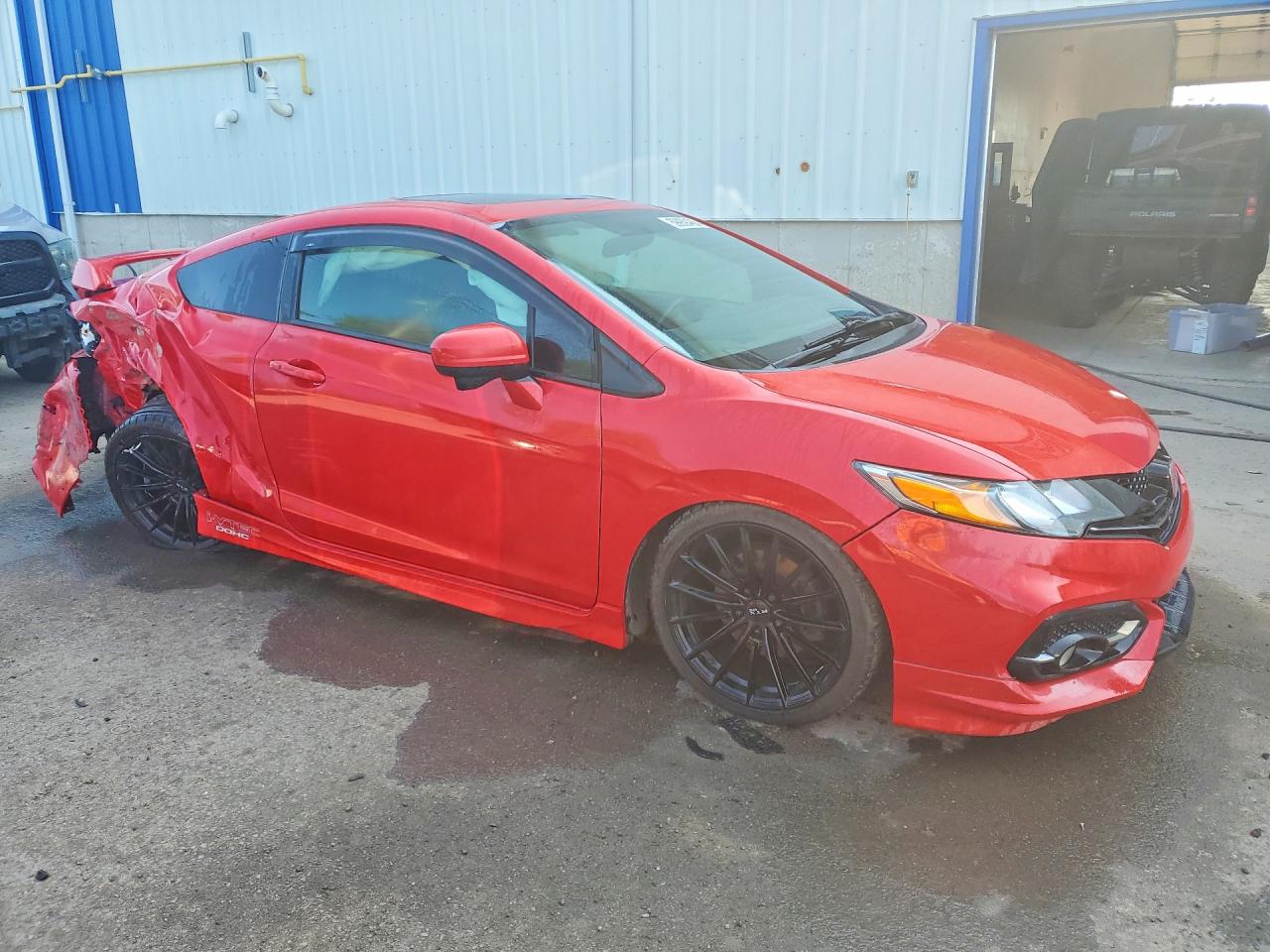 2015 Honda Civic Si Red vin: 2HGFG4A52FH100419