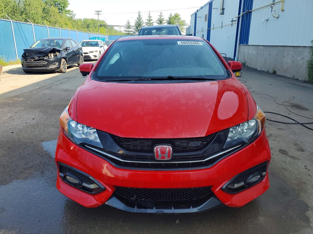 2015 Honda Civic Si Red vin: 2HGFG4A52FH100419