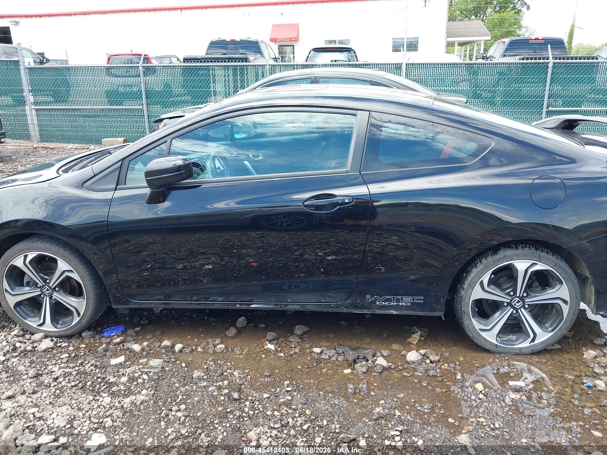 2015 Honda Civic Si Black vin: 2HGFG4A52FH700597
