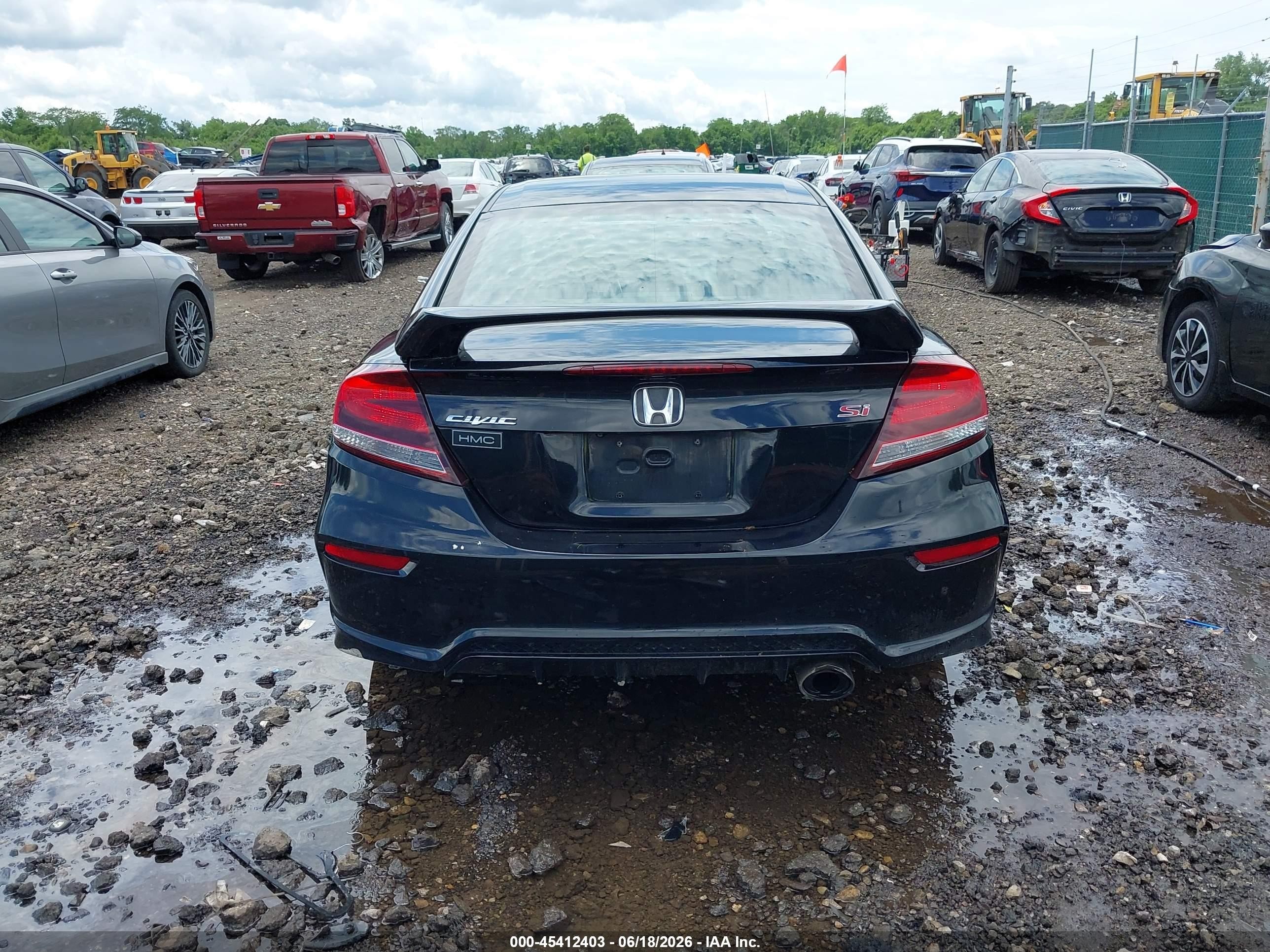 2015 Honda Civic Si Black vin: 2HGFG4A52FH700597