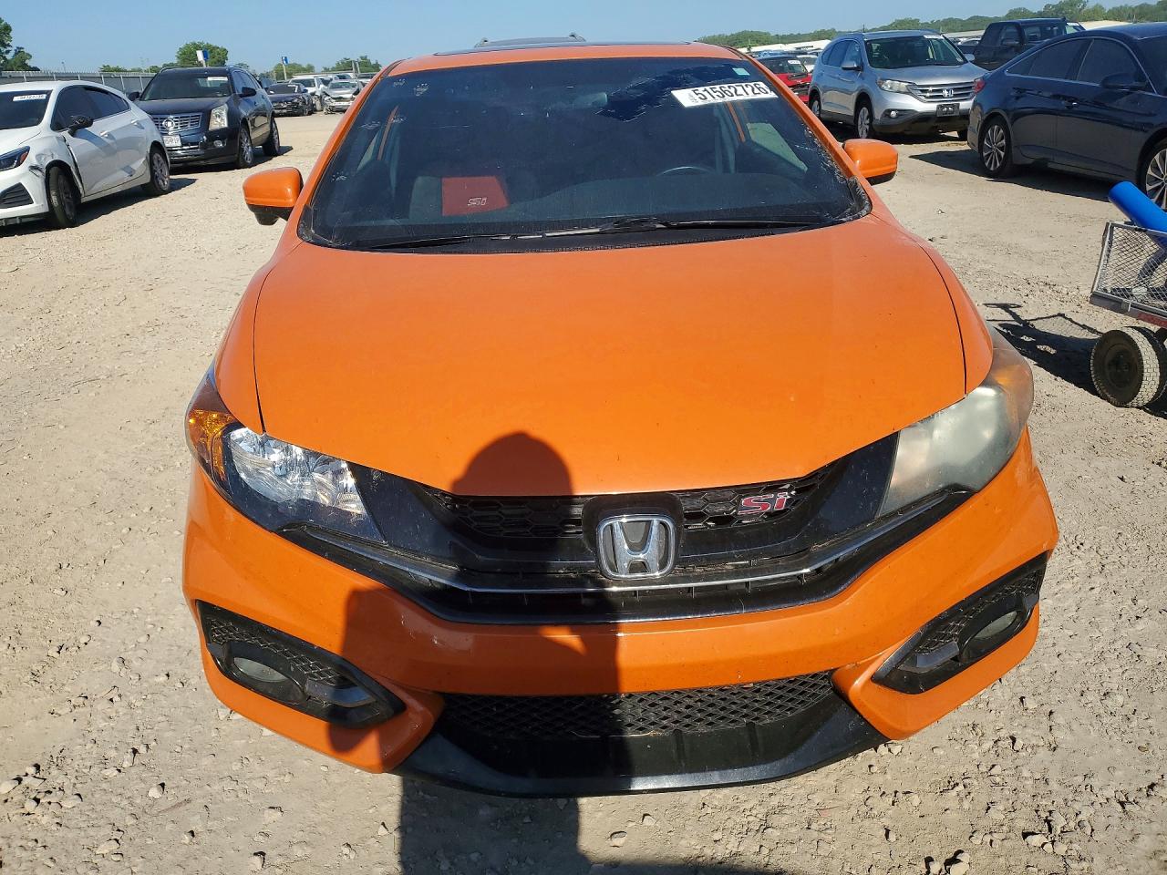 2015 Honda Civic Si Оранжевый vin: 2HGFG4A52FH703760