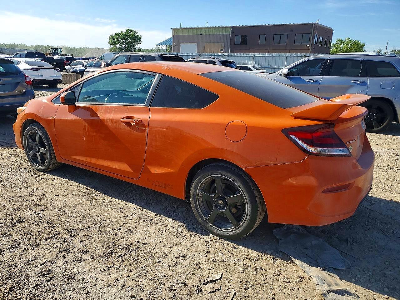 2015 Honda Civic Si Оранжевый vin: 2HGFG4A52FH703760