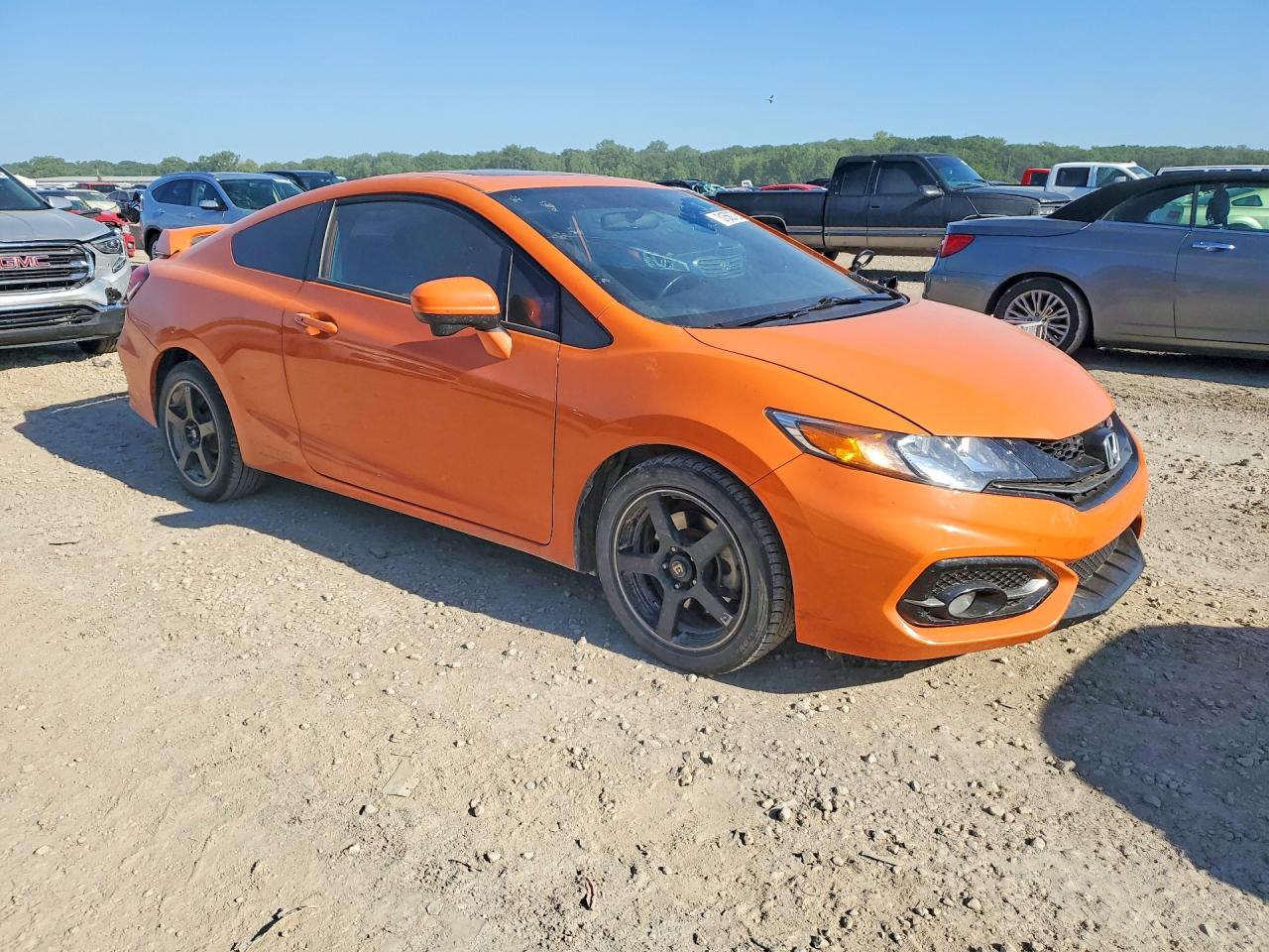 2015 Honda Civic Si Оранжевый vin: 2HGFG4A52FH703760