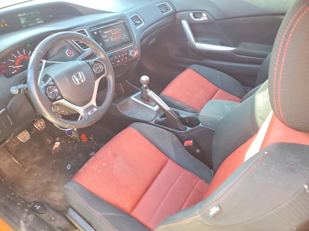 2015 Honda Civic Si Оранжевый vin: 2HGFG4A52FH703760