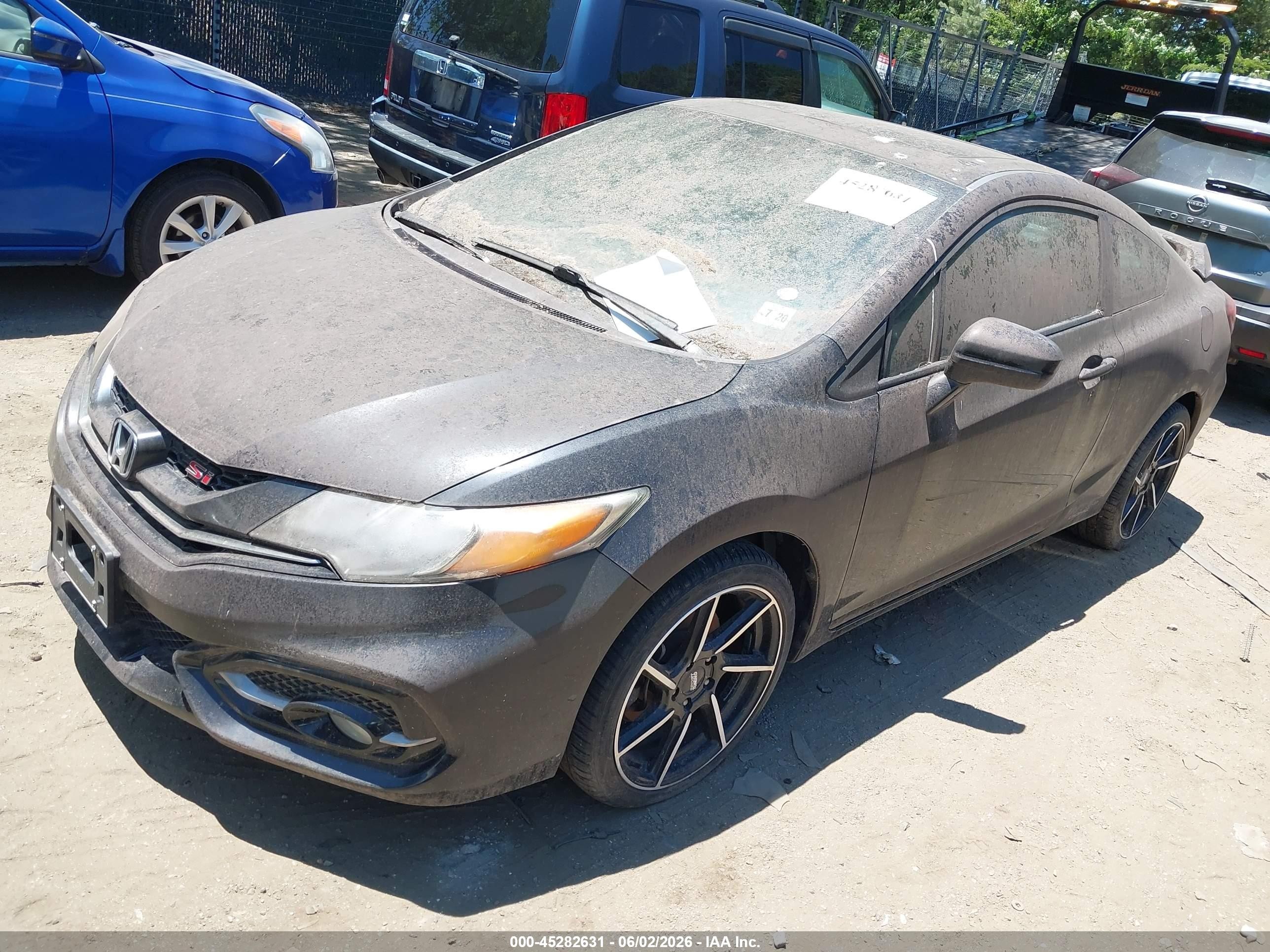 2015 Honda Civic Si Черный vin: 2HGFG4A52FH703984