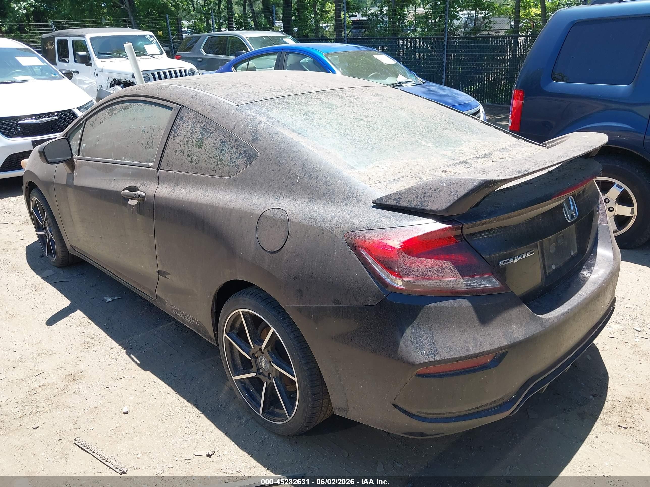 2015 Honda Civic Si Черный vin: 2HGFG4A52FH703984