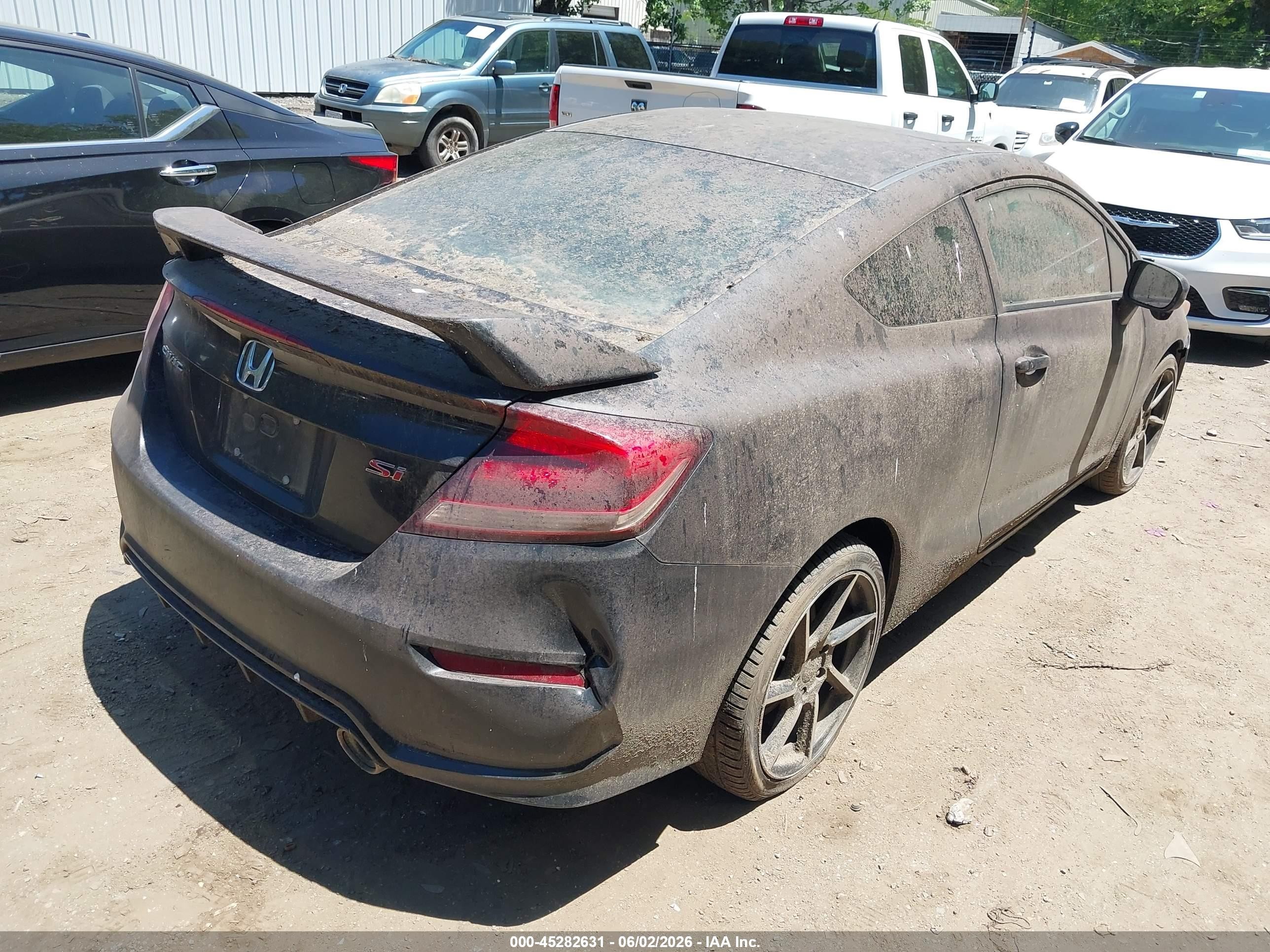 2015 Honda Civic Si Черный vin: 2HGFG4A52FH703984