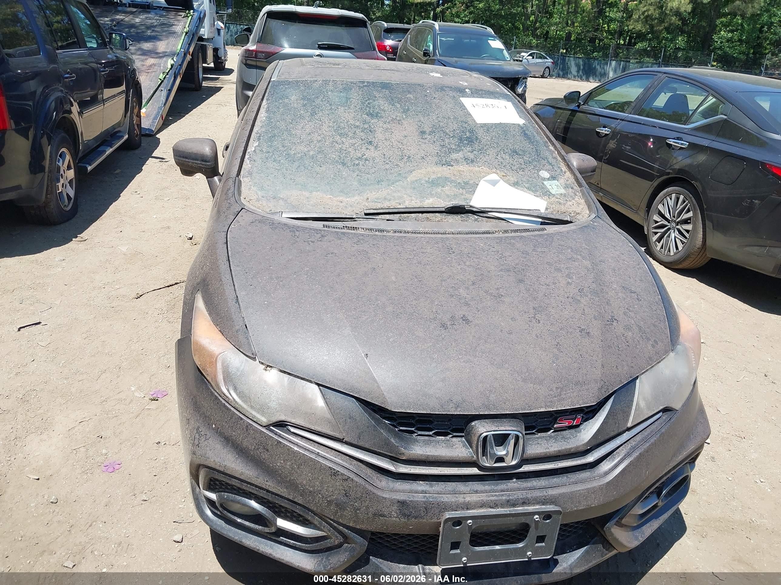 2015 Honda Civic Si Черный vin: 2HGFG4A52FH703984
