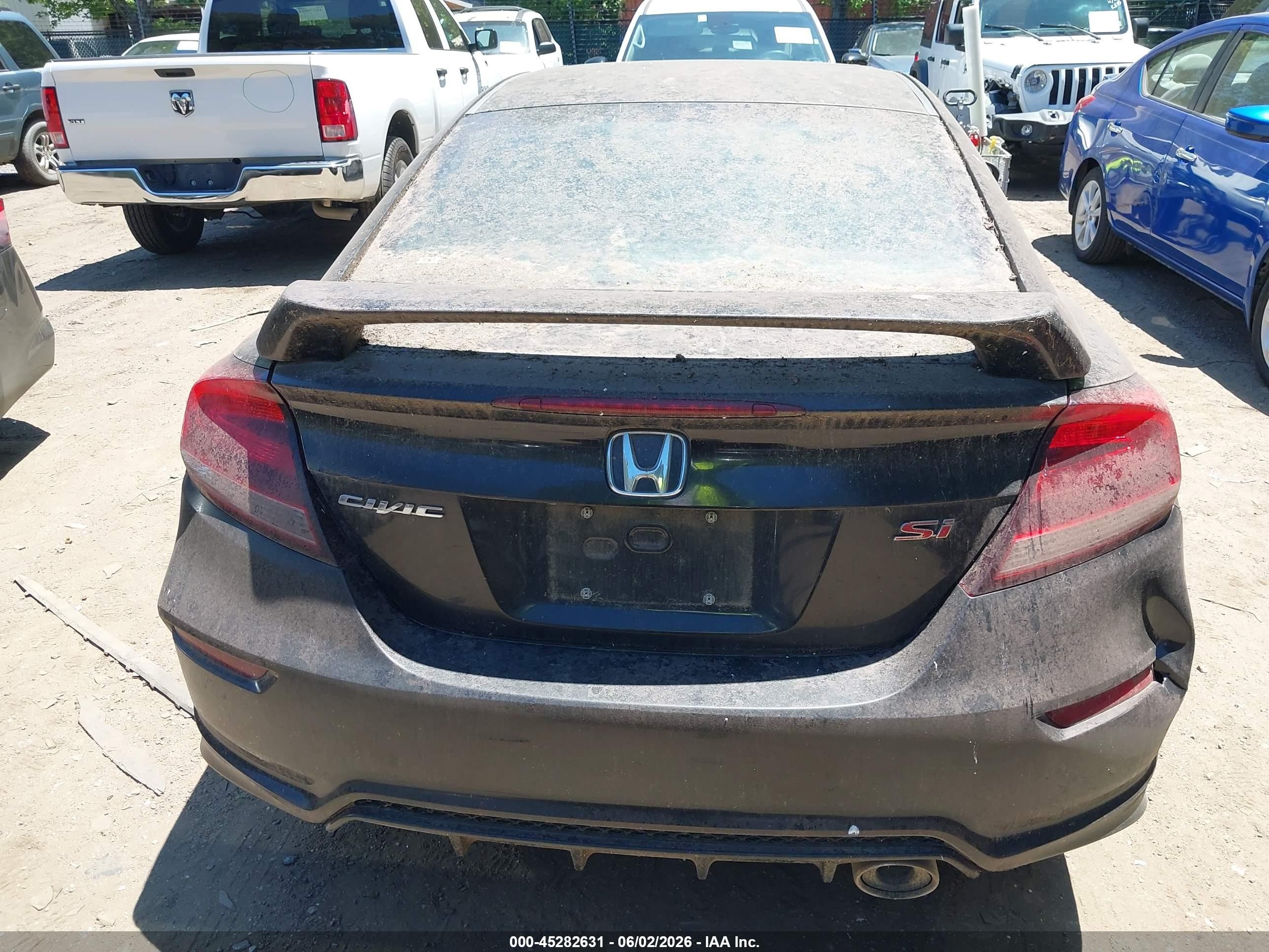 2015 Honda Civic Si Черный vin: 2HGFG4A52FH703984