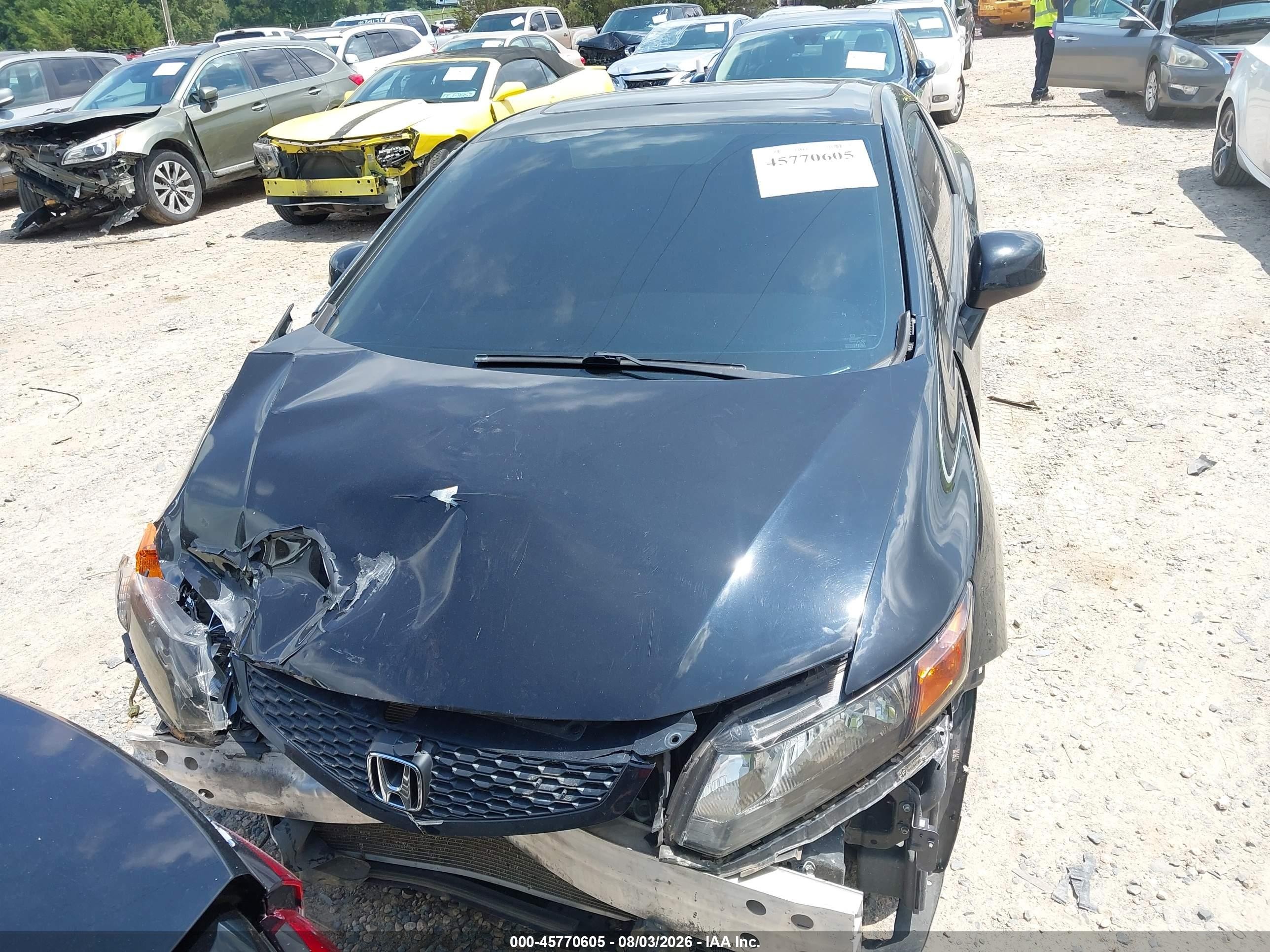 2012 Honda Civic Si Black vin: 2HGFG4A53CH701026