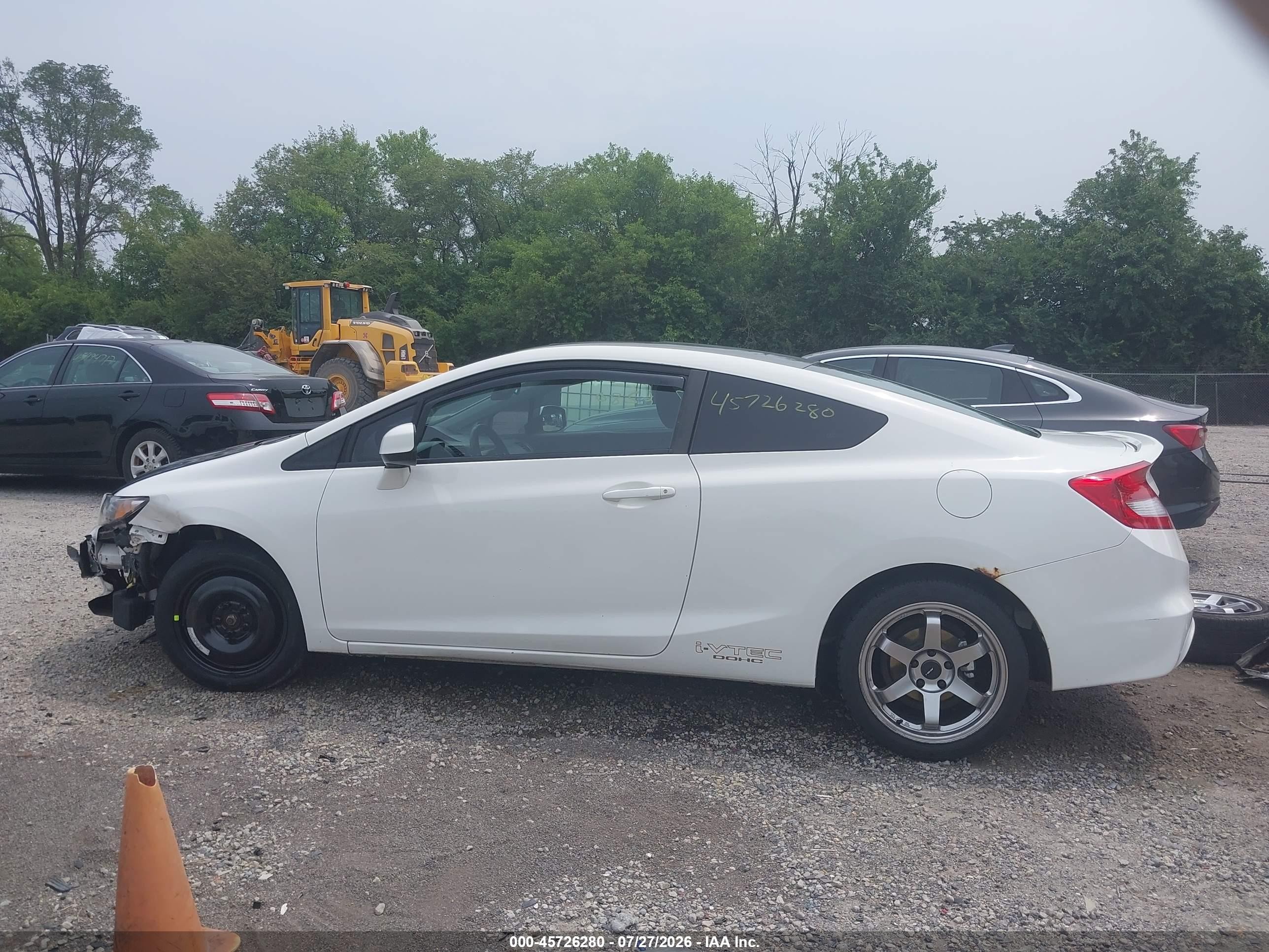 2012 Honda Civic Si White vin: 2HGFG4A53CH705108