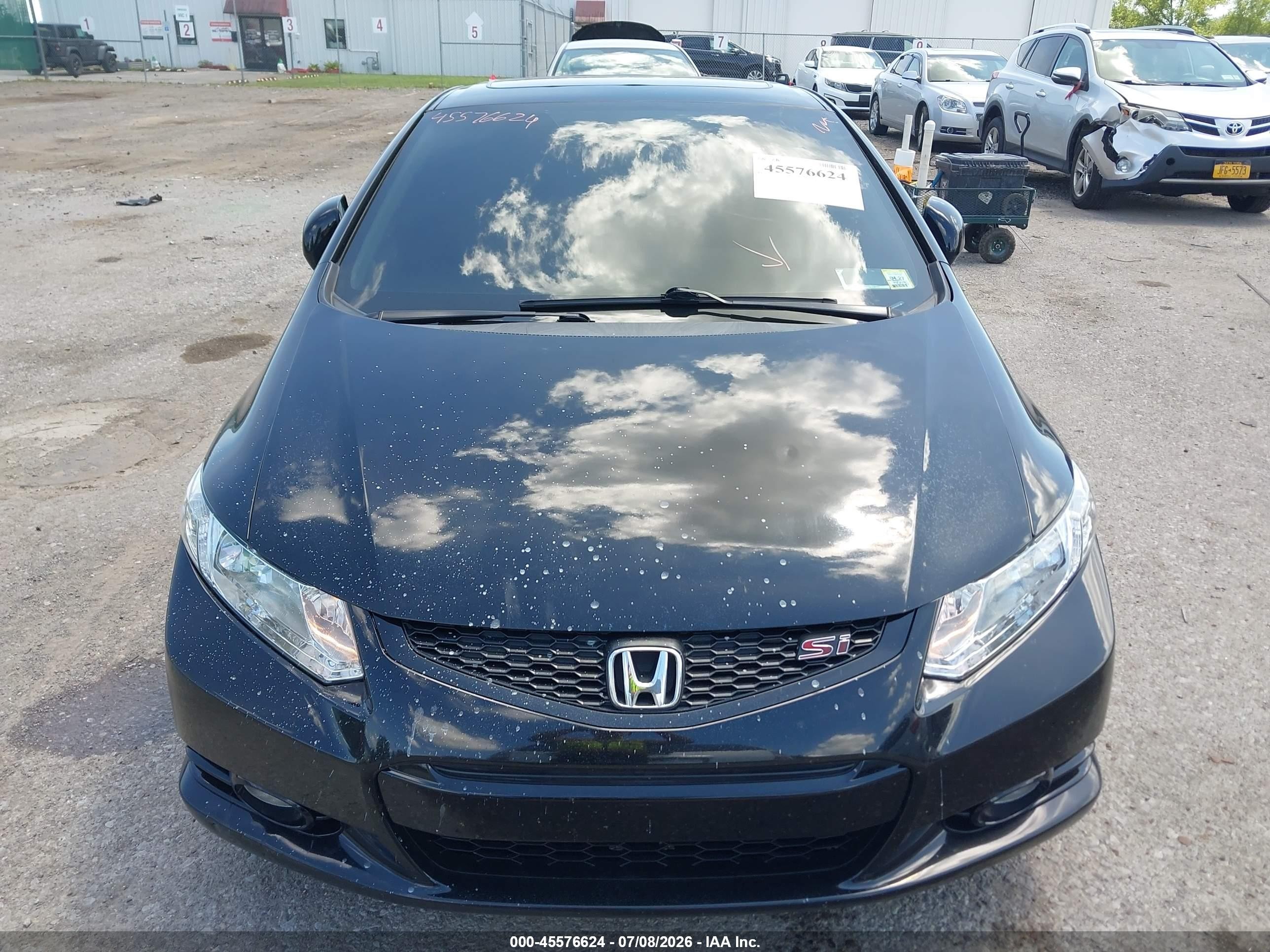 2012 Honda Civic Si Black vin: 2HGFG4A53CH705738