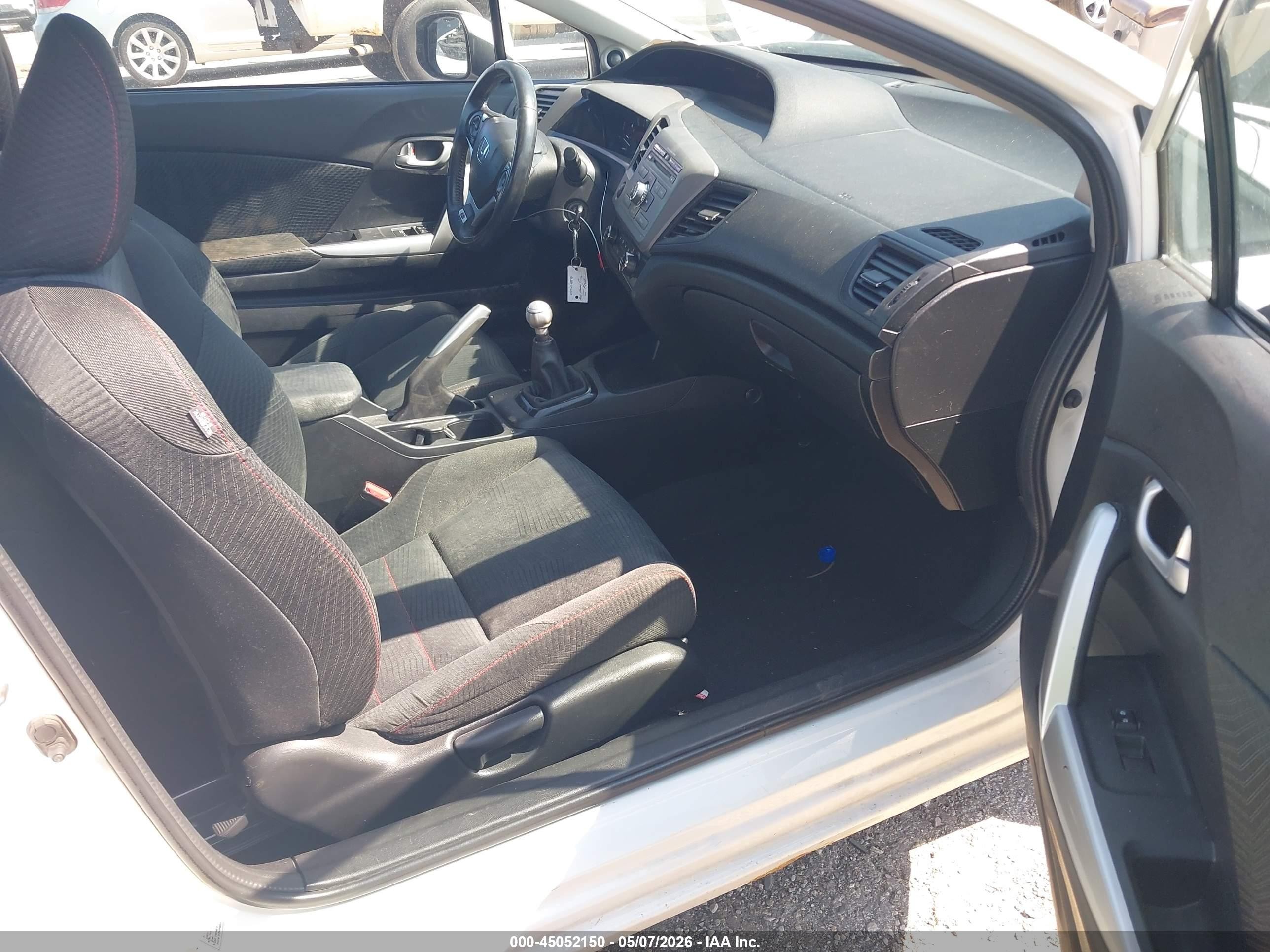 2012 Honda Civic Si White vin: 2HGFG4A53CH708798