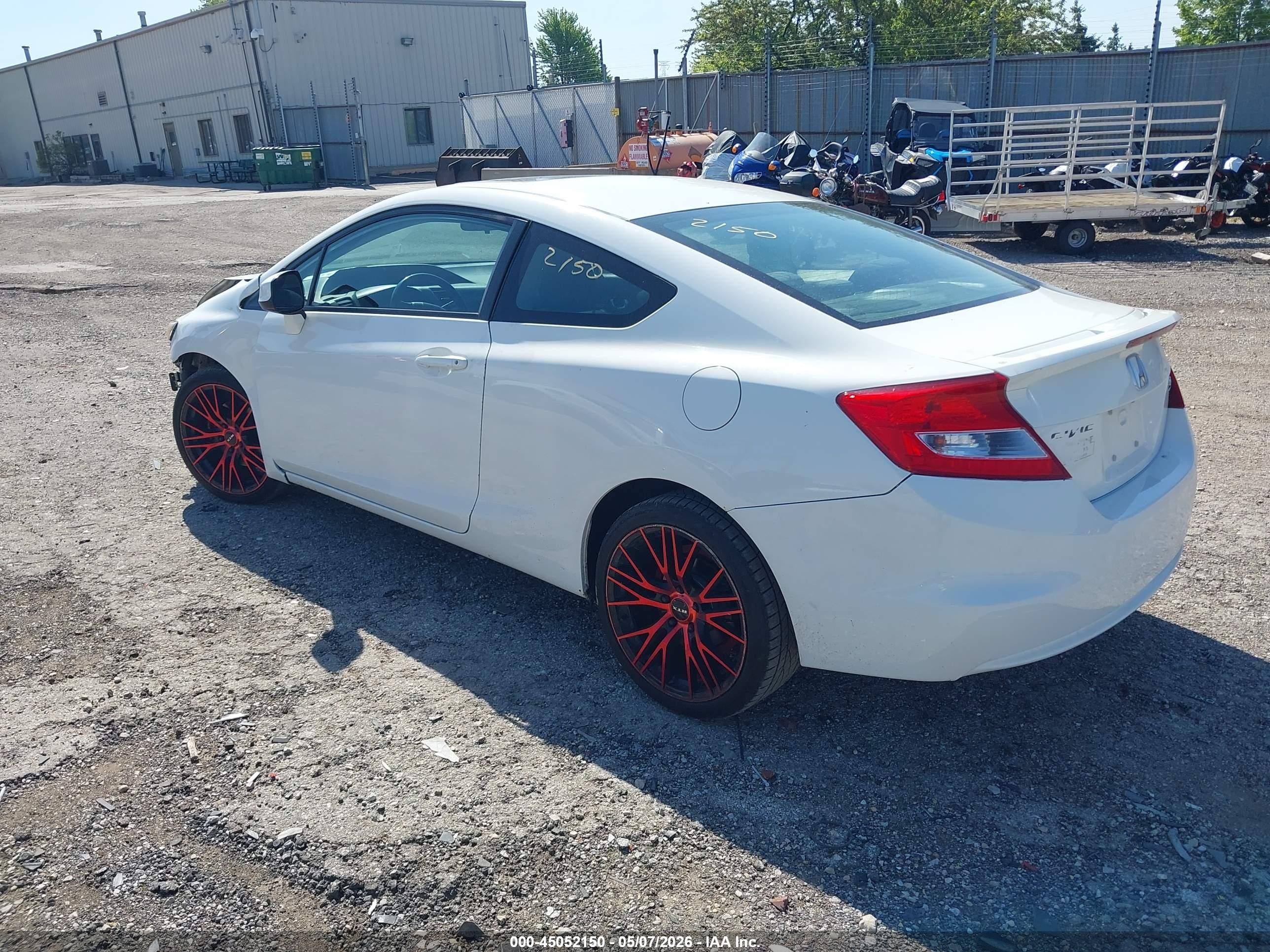 2012 Honda Civic Si White vin: 2HGFG4A53CH708798