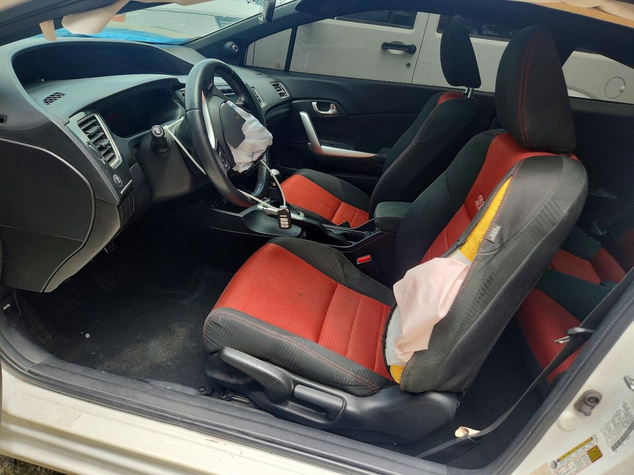 2014 Honda Civic Si White vin: 2HGFG4A53EH701191