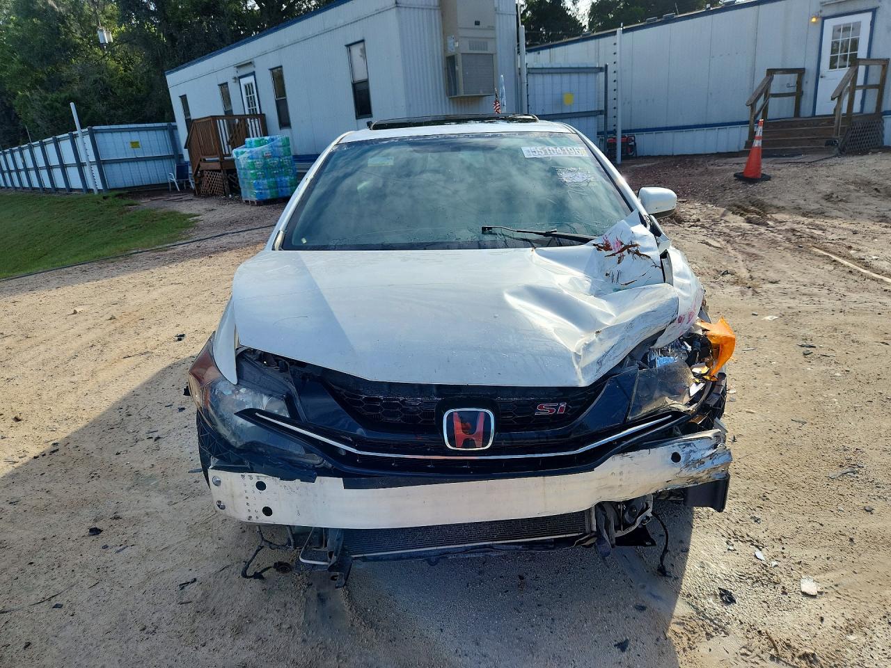 2014 Honda Civic Si White vin: 2HGFG4A53EH701191