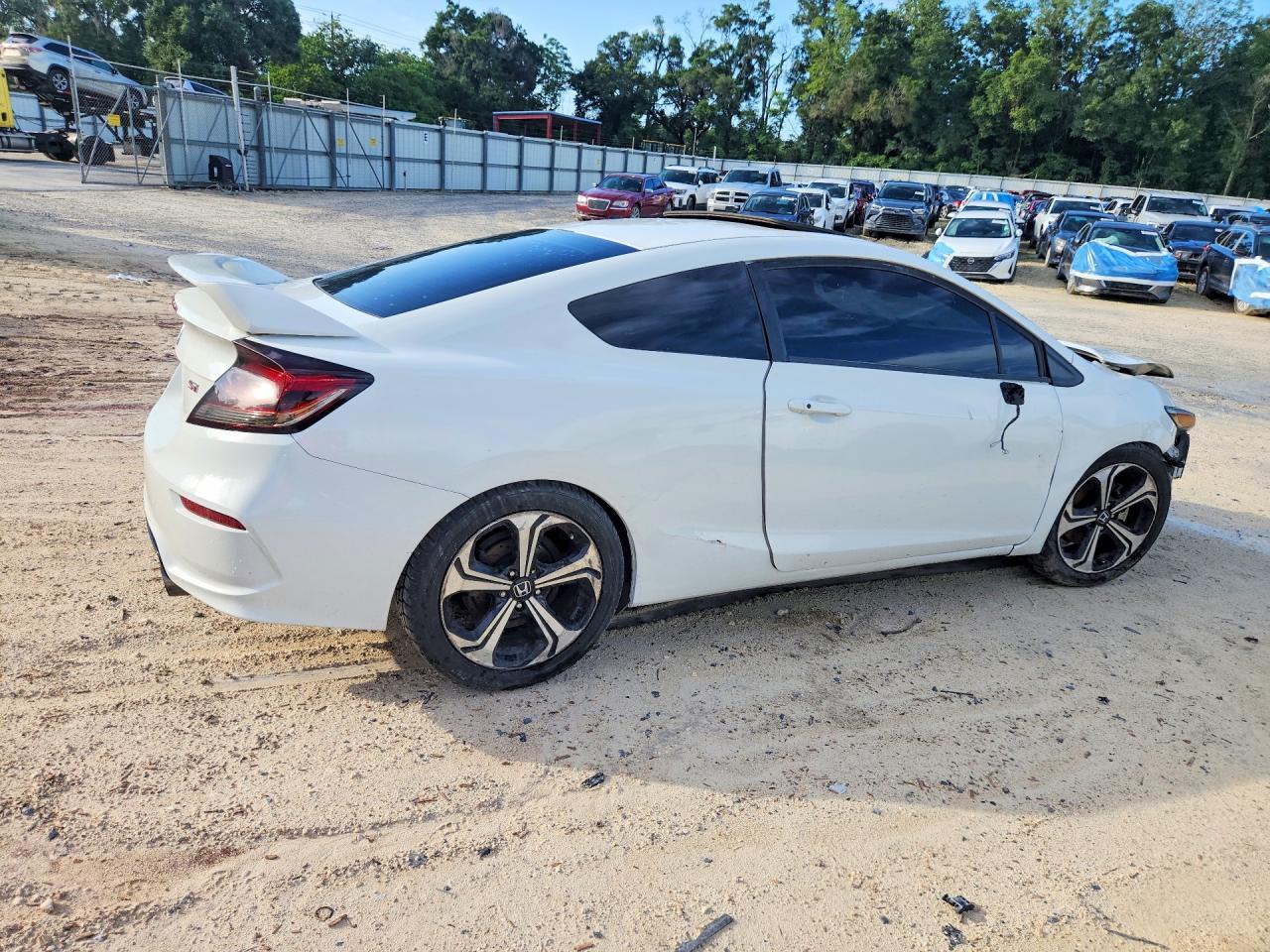 2014 Honda Civic Si White vin: 2HGFG4A53EH701191