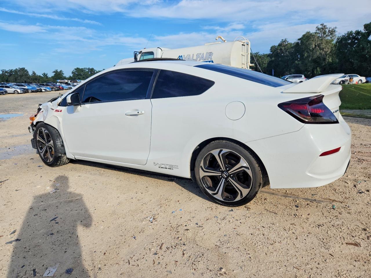 2014 Honda Civic Si White vin: 2HGFG4A53EH701191