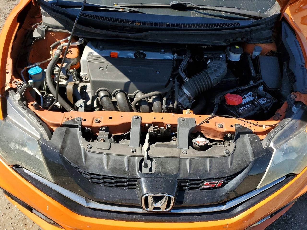 2015 Honda Civic Si Orange vin: 2HGFG4A53FH702911