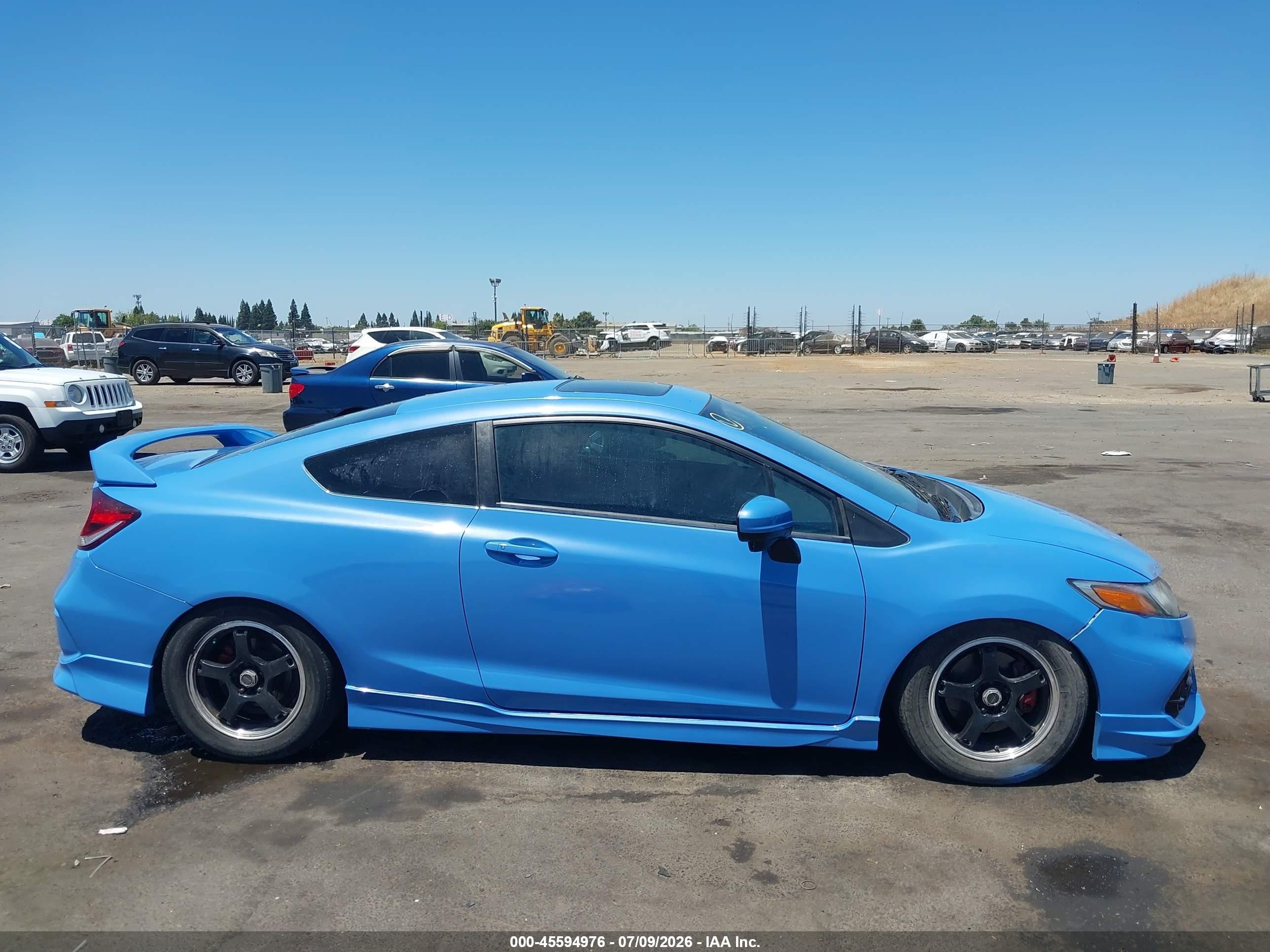 2015 Honda Civic Si Blue vin: 2HGFG4A53FH703329