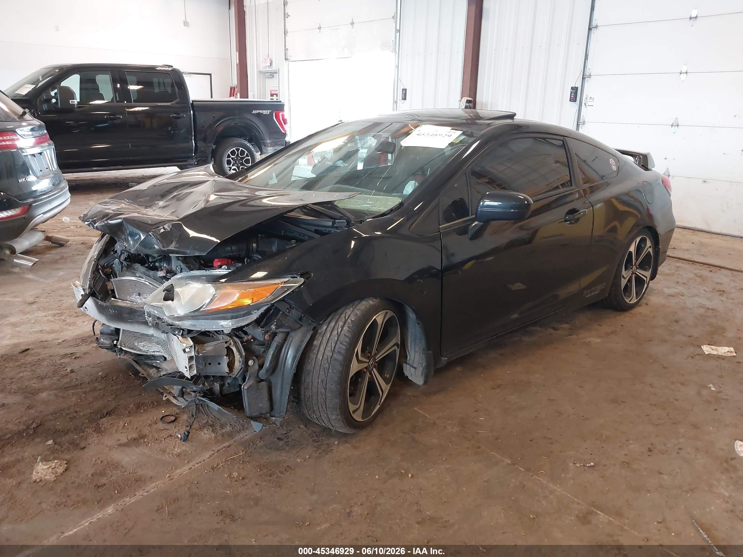 2015 Honda Civic Si Black vin: 2HGFG4A53FH704562