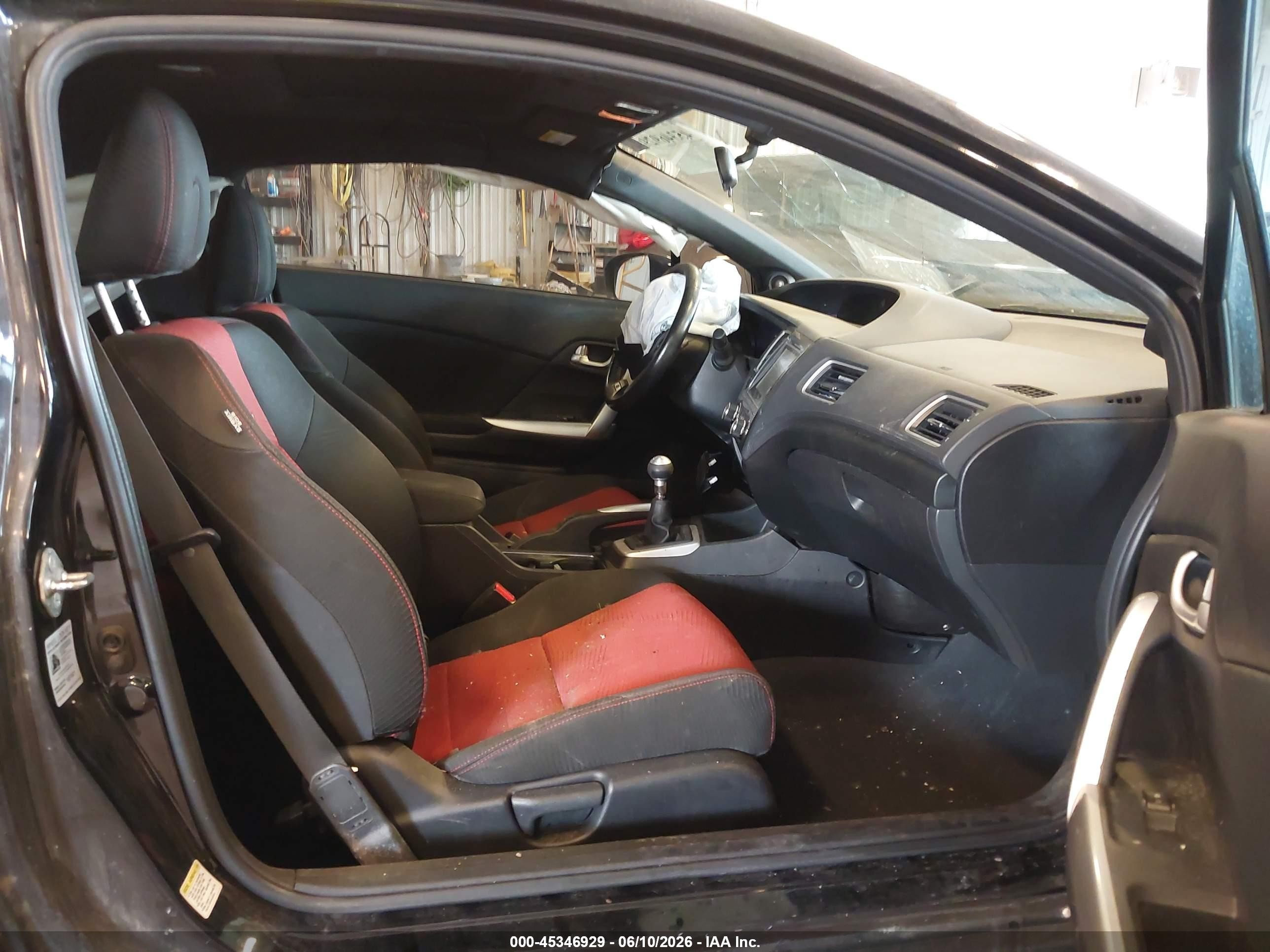 2015 Honda Civic Si Black vin: 2HGFG4A53FH704562