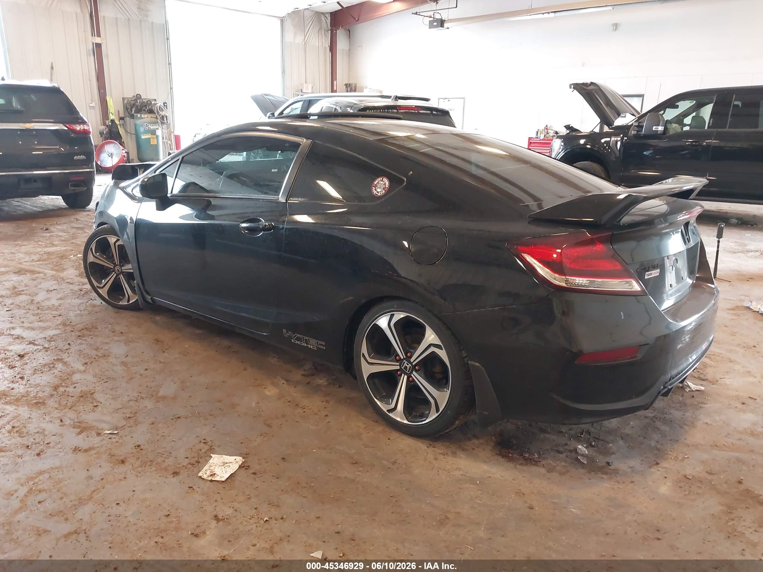 2015 Honda Civic Si Black vin: 2HGFG4A53FH704562