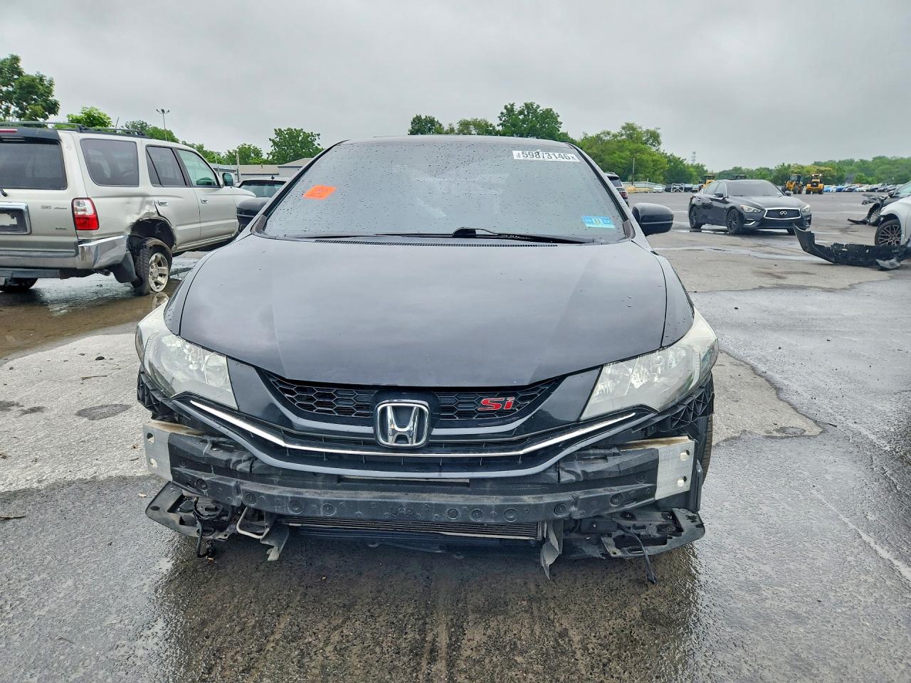 2015 Honda Civic Si Black vin: 2HGFG4A53FH705033